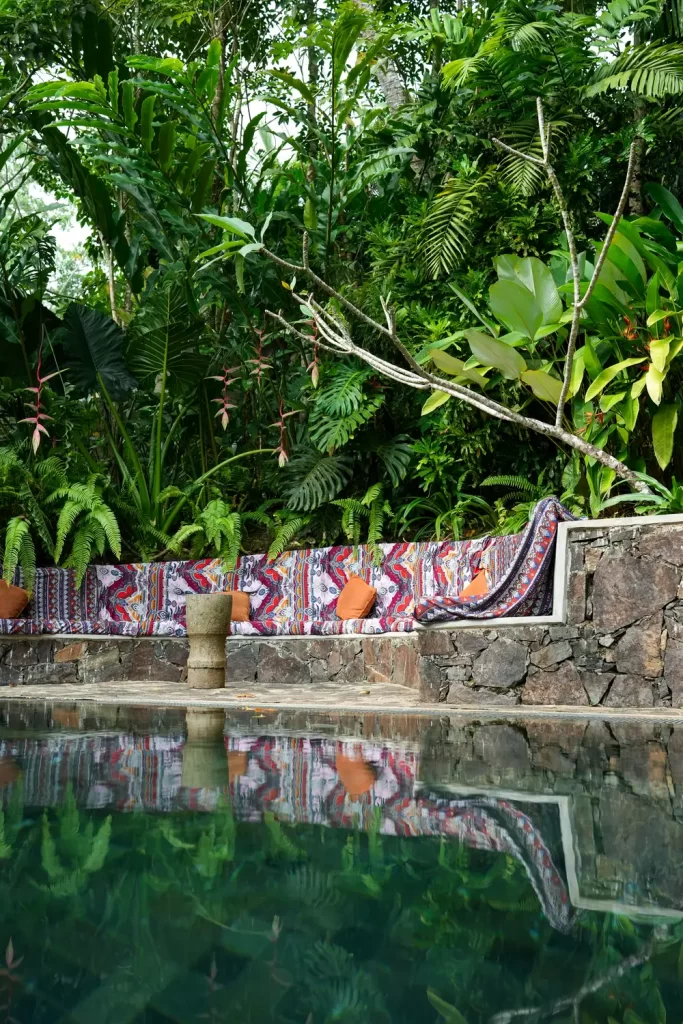 The private plunge pool at Medusa Bungalow